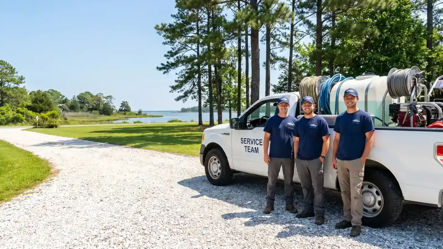 The Terrapin Pro Wash team at work on Maryland's Eastern Shore