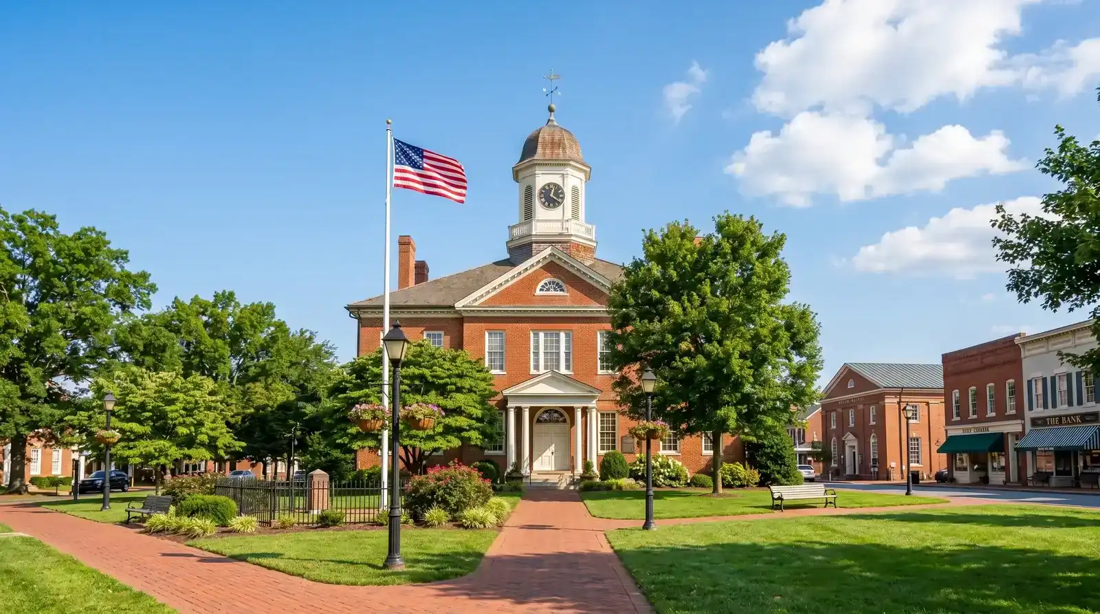 The historic Queen Anne's County courthouse in Centreville, Maryland, in Terrapin Pro Wash's home service area